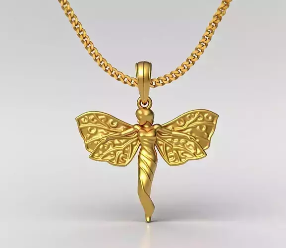 Fairy pendant charms - one inch pendant