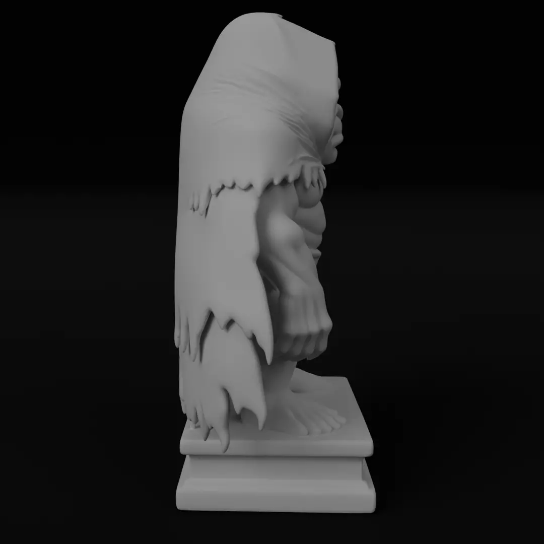 Halloween Cyclope figurine 3D model for 3D printing 3D print model_3