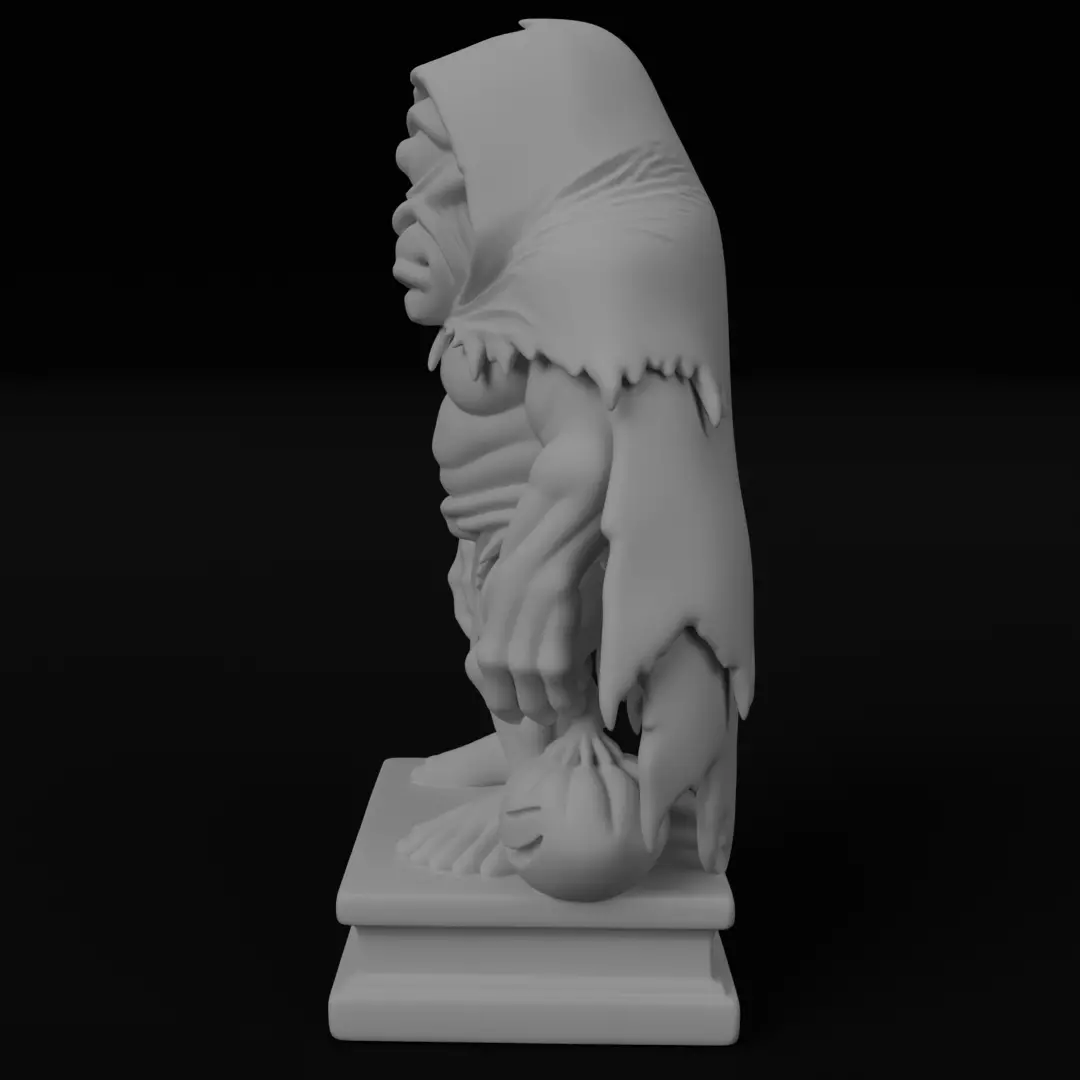 Halloween Cyclope figurine 3D model for 3D printing 3D print model_4