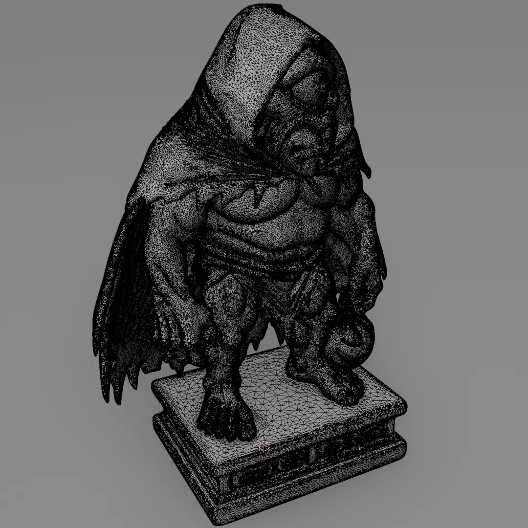 Halloween Cyclope figurine 3D model for 3D printing 3D print model_10