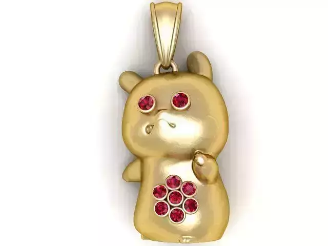 Pikachu Baby Pendant 3D Printable Model