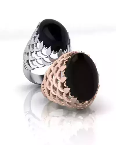 oval man jewelry ring 