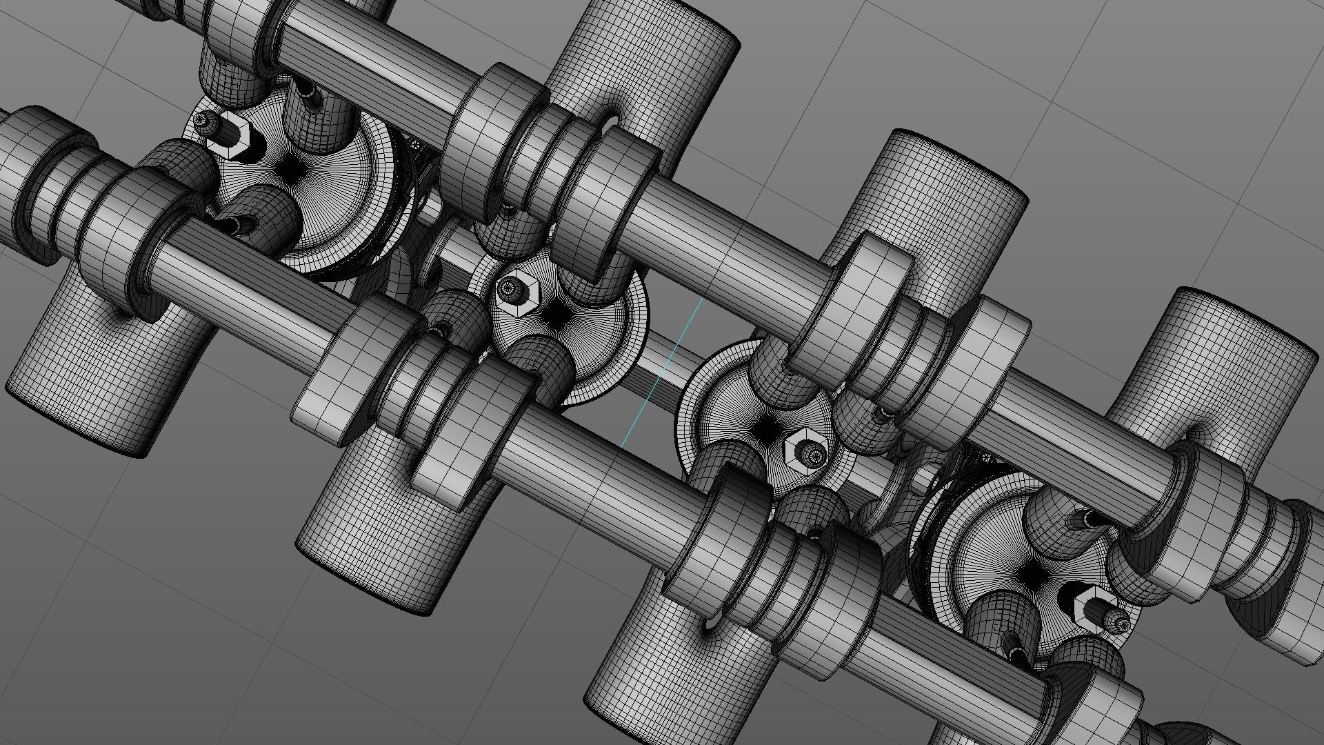 Motor engine piston 3D model_10