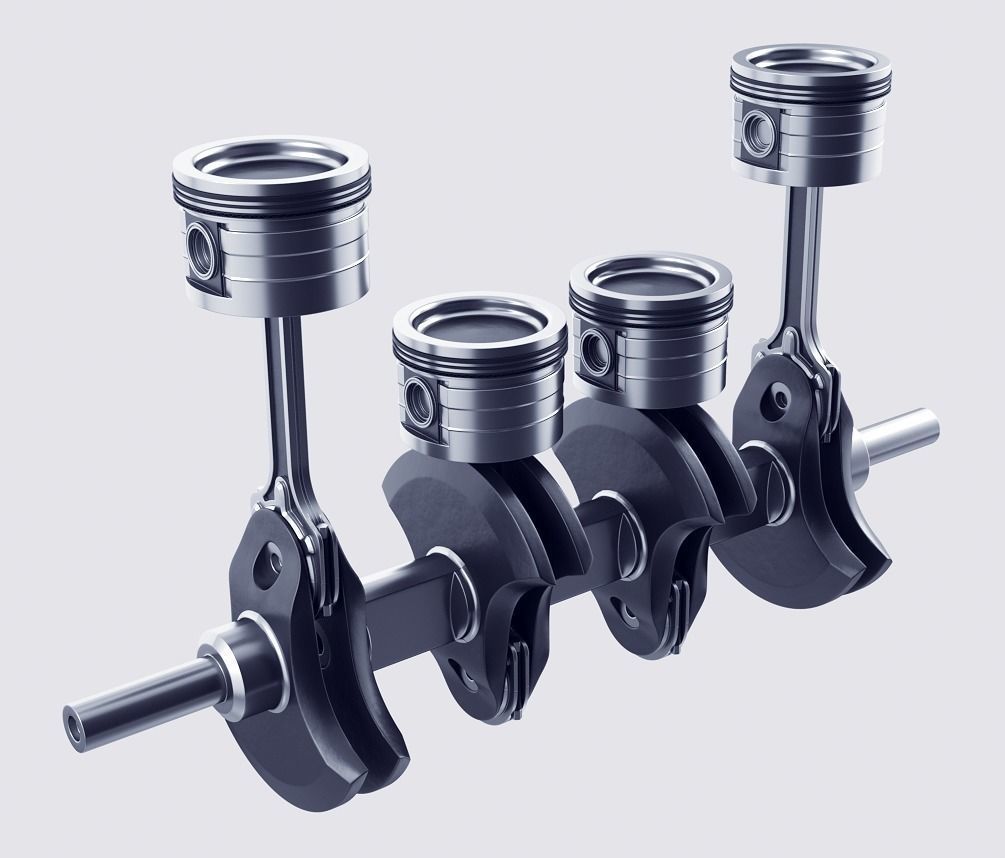 Motor engine piston 3D model_4