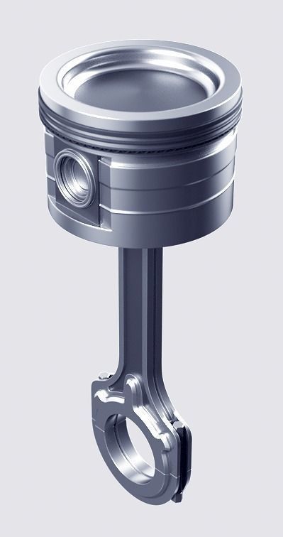 Motor engine piston 3D model_1