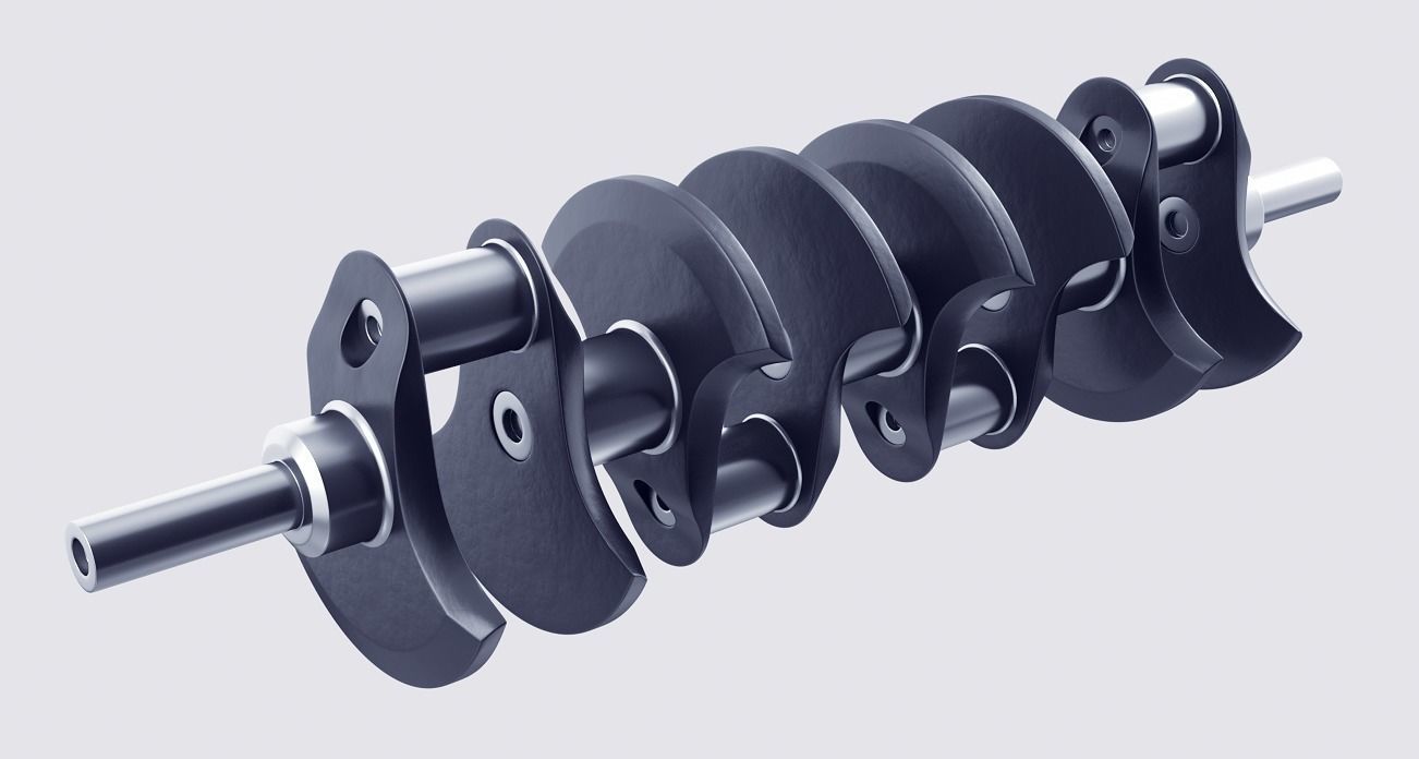 Motor engine piston 3D model_2