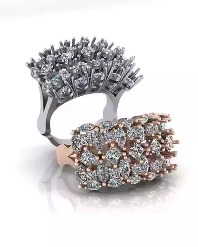princes and marquise jewelry ring 