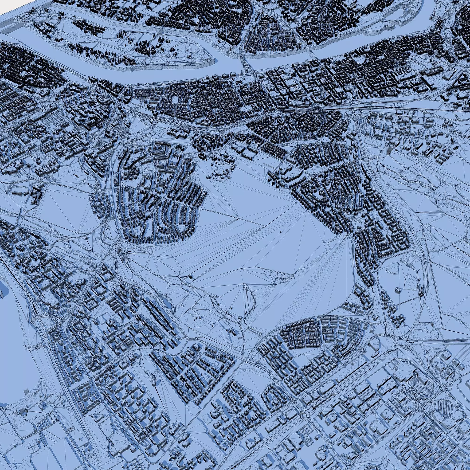 Umea City Sweden Scandinavian Urban Landscape 3D print model_9