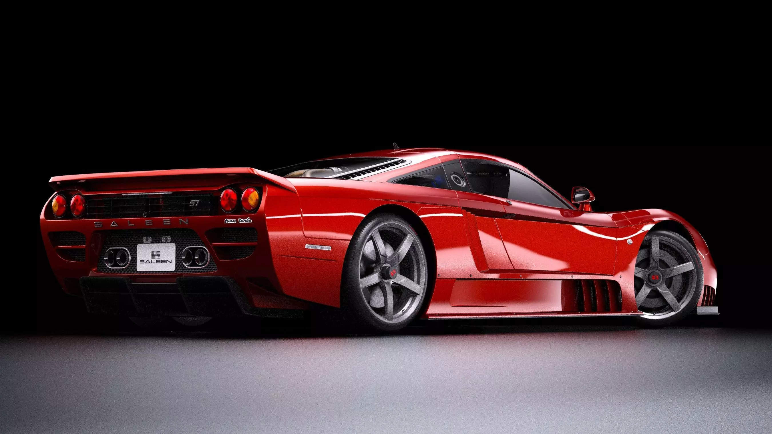 2005 Saleen S7 Twin Turbo Low-poly 3D model_4