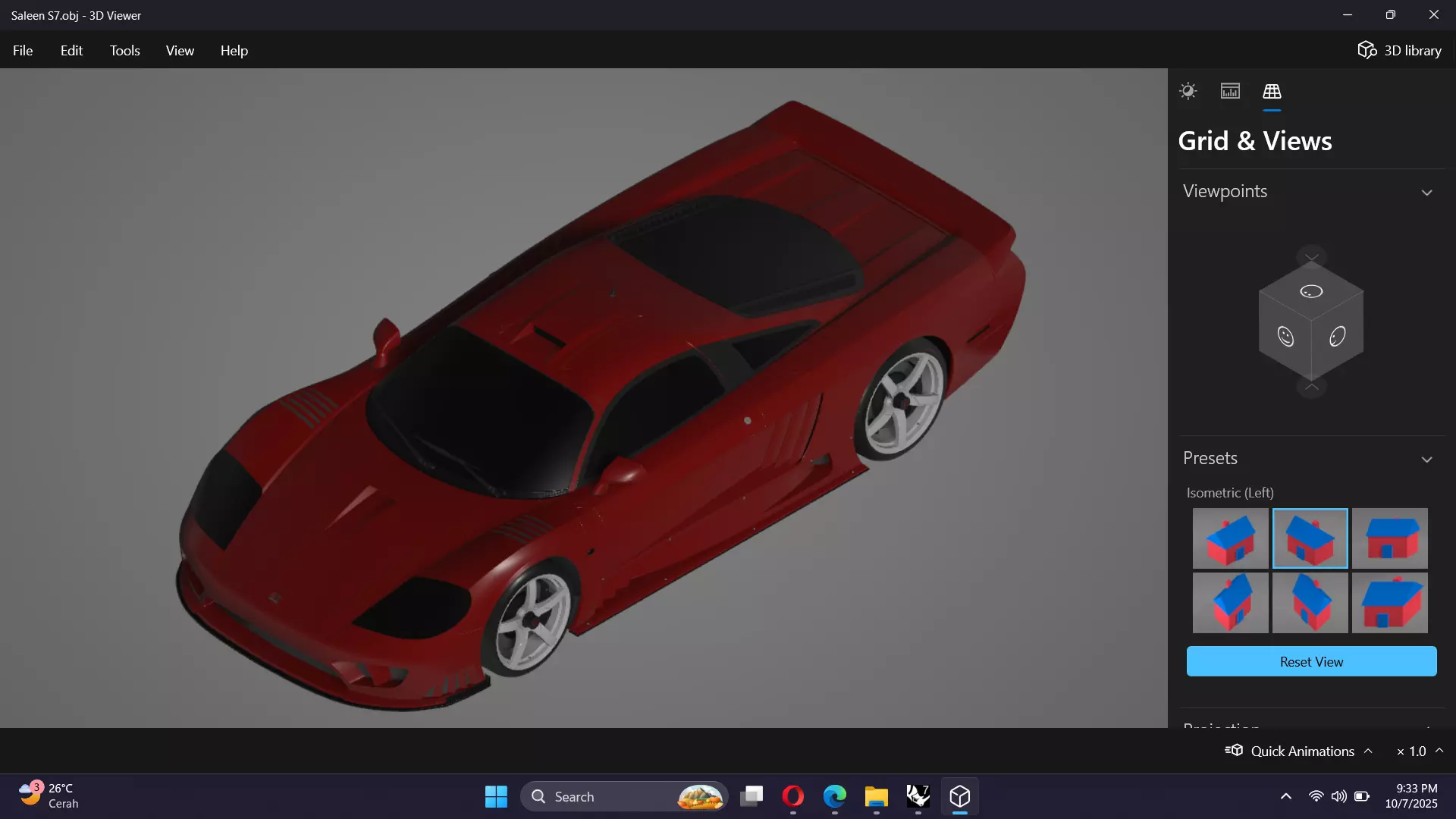2005 Saleen S7 Twin Turbo Low-poly 3D model_24