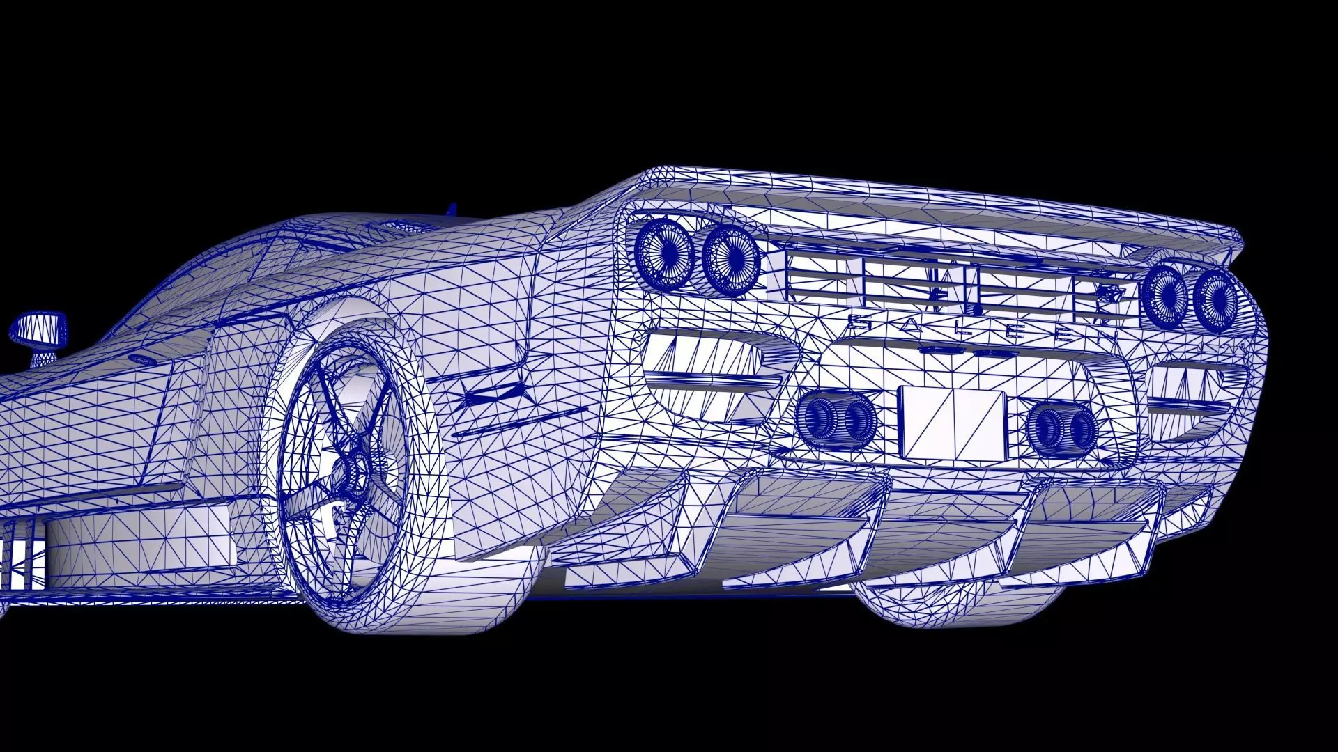 2005 Saleen S7 Twin Turbo Low-poly 3D model_14