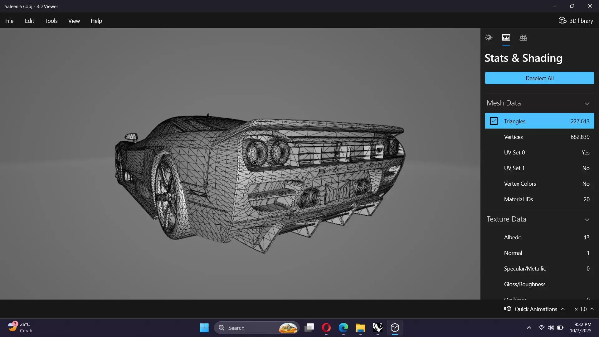 2005 Saleen S7 Twin Turbo Low-poly 3D model_25