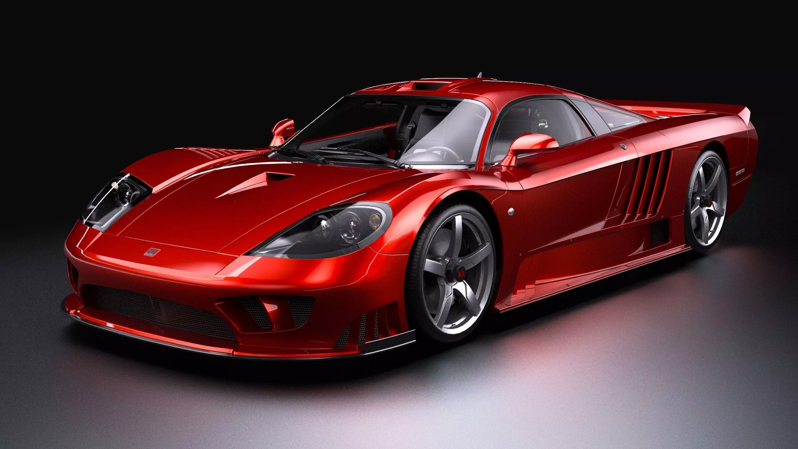 2005 Saleen S7 Twin Turbo Low-poly 3D model_0