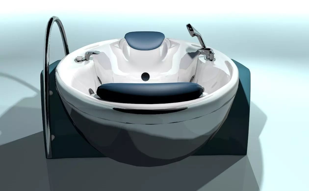 New  style  jacuzzi  for interior   3D model_0