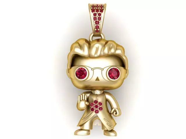 Funko Pop Figure Pendant 3D Printable Model 3D print model