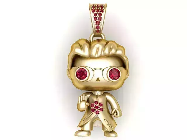 Funko Pop Figure Pendant 3D Printable Model