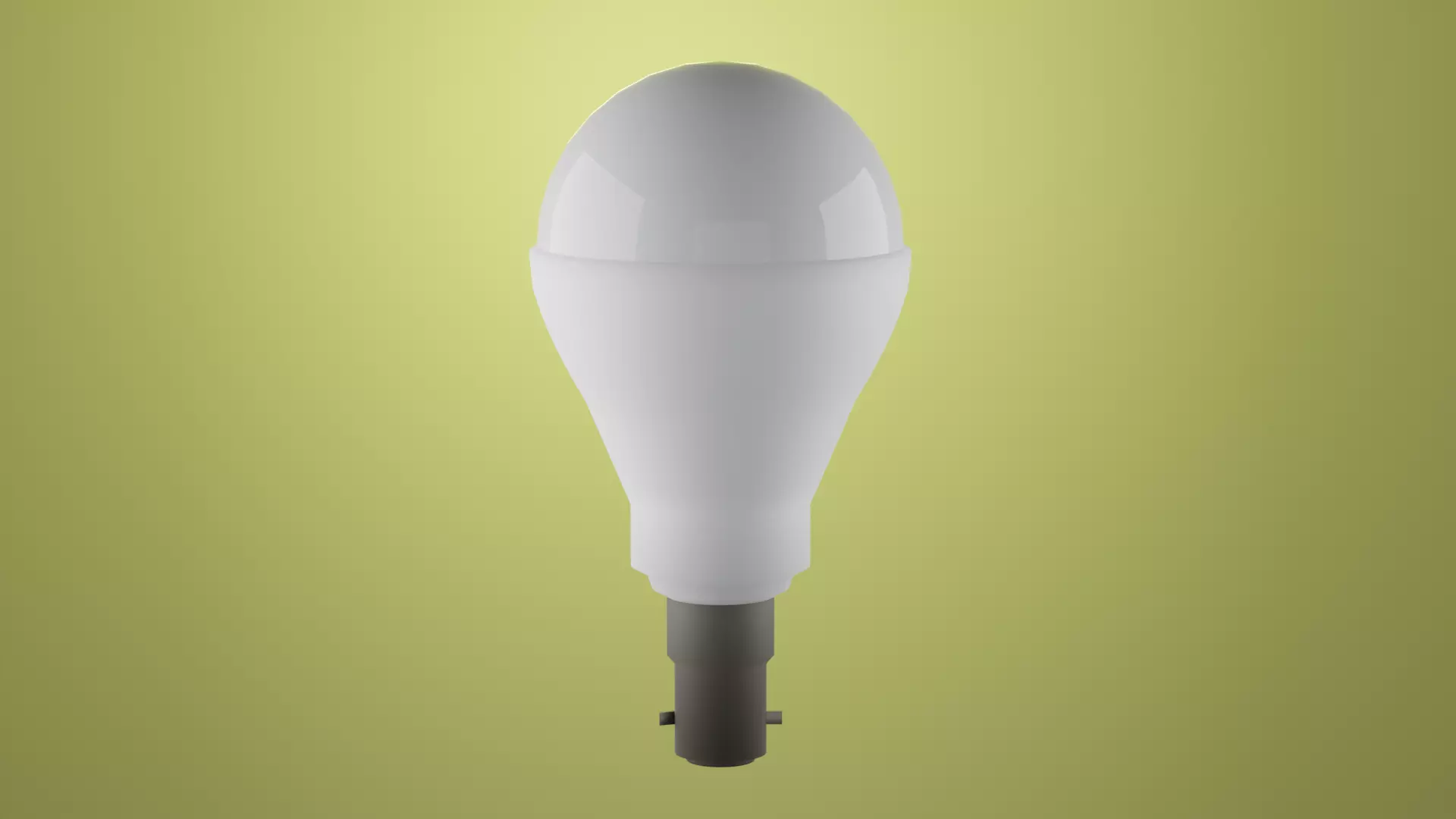 High-poly and Low-ploy LightBulb Free low-poly 3D model_1
