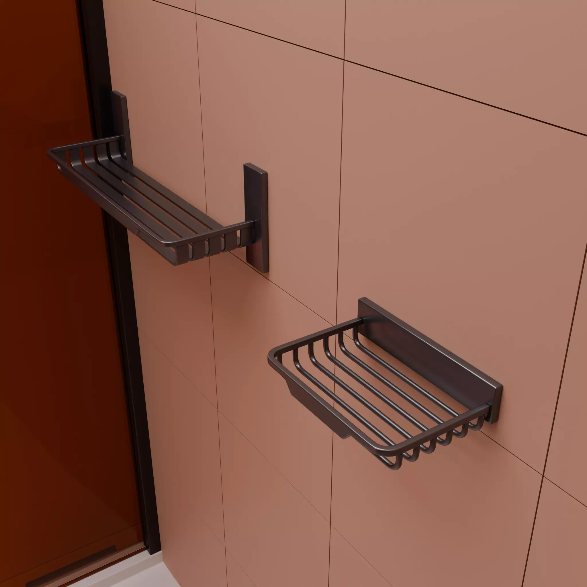 Stylized Isometric Home Pack 8 Modular Rooms Low-poly 3D model_61