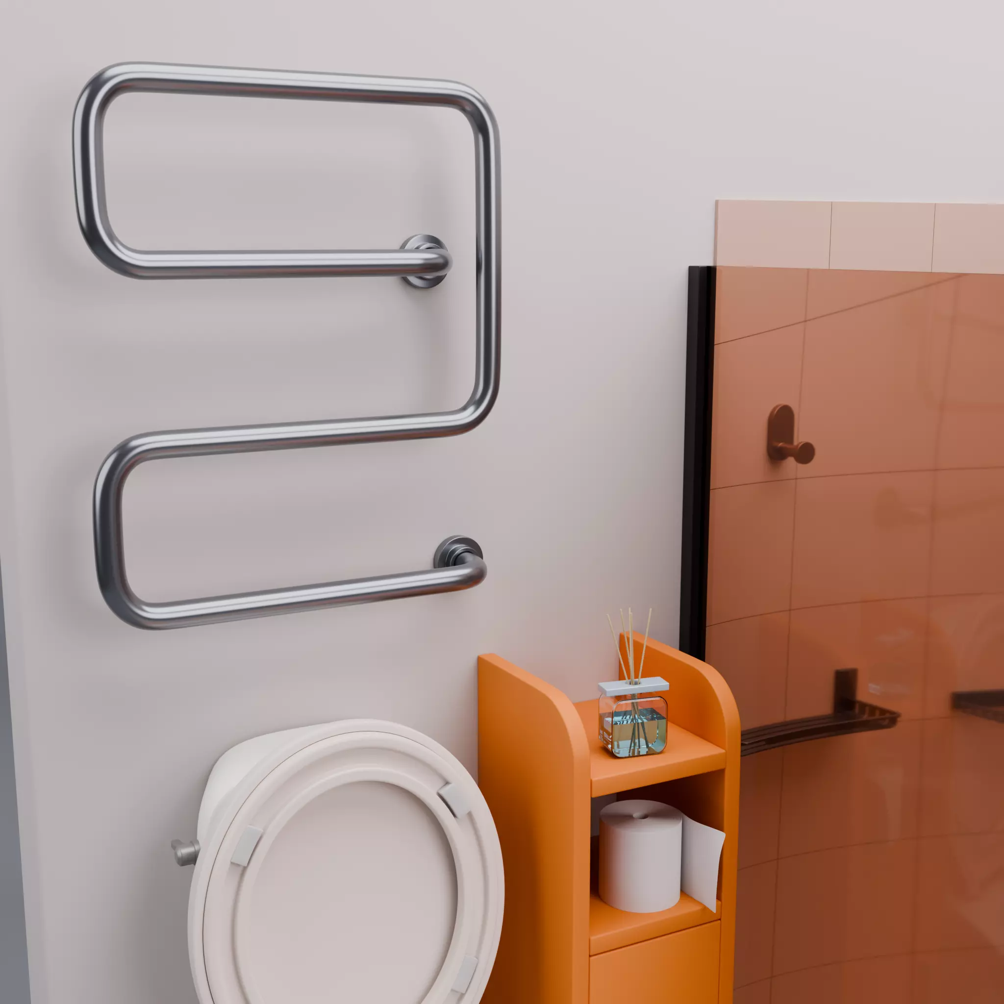 Stylized Isometric Home Pack 8 Modular Rooms Low-poly 3D model_51