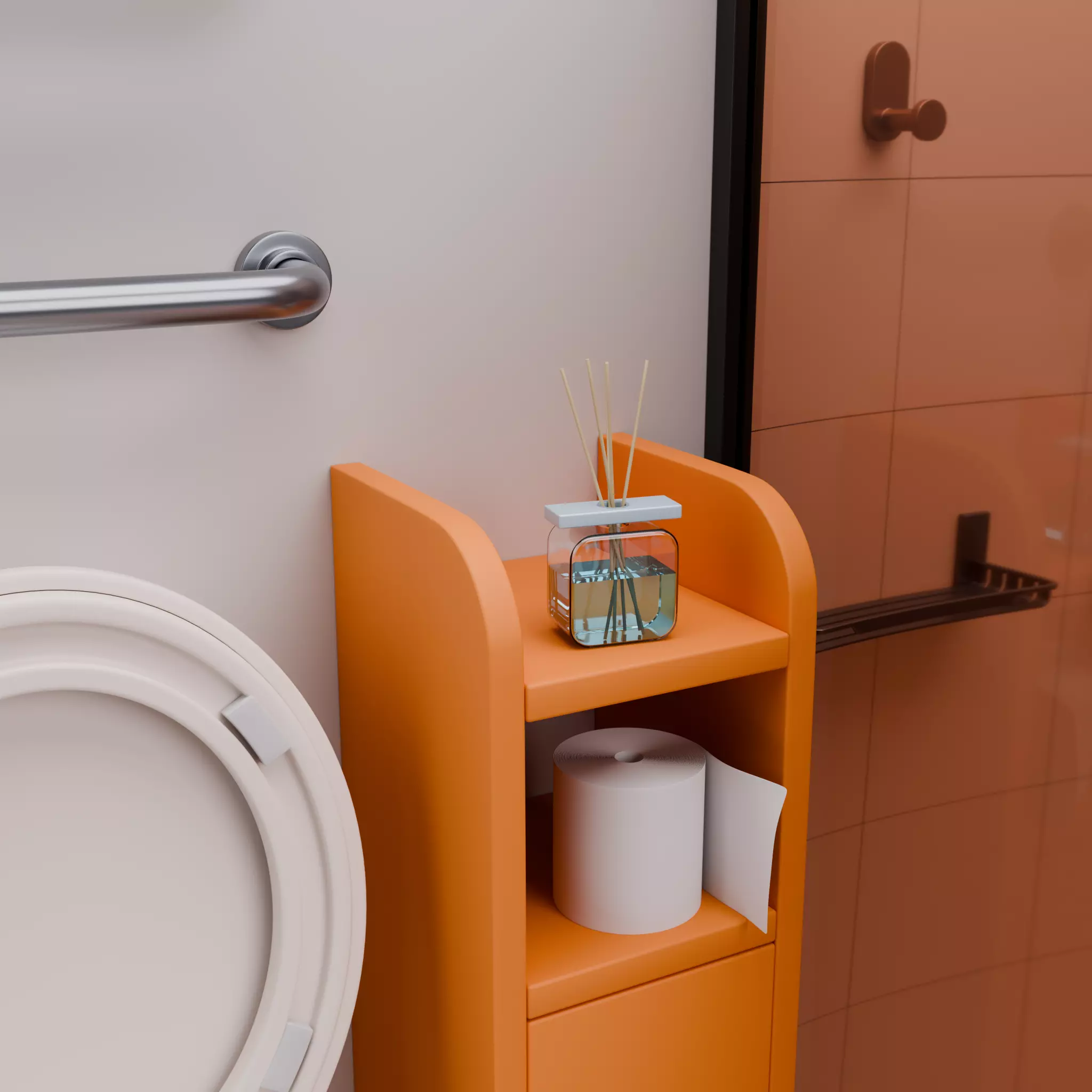 Stylized Isometric Home Pack 8 Modular Rooms Low-poly 3D model_52