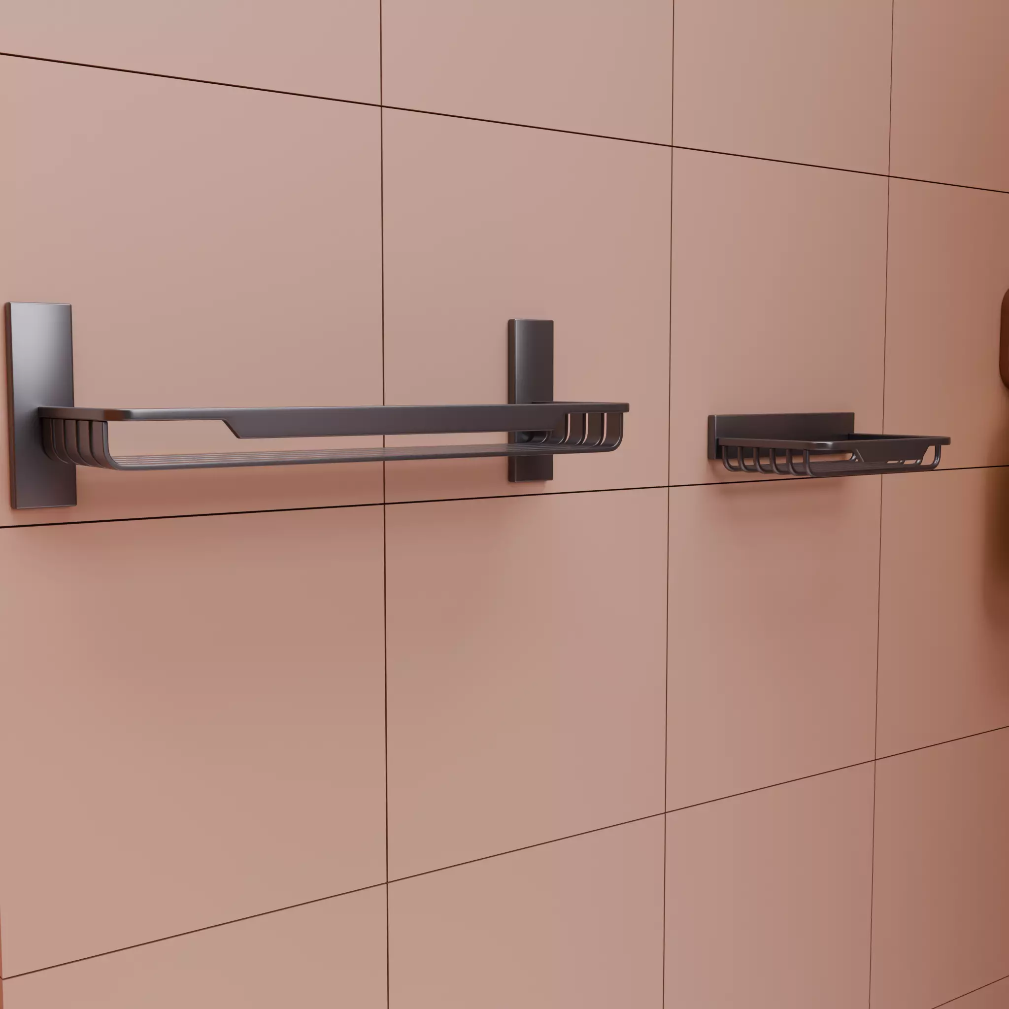 Stylized Isometric Home Pack 8 Modular Rooms Low-poly 3D model_62