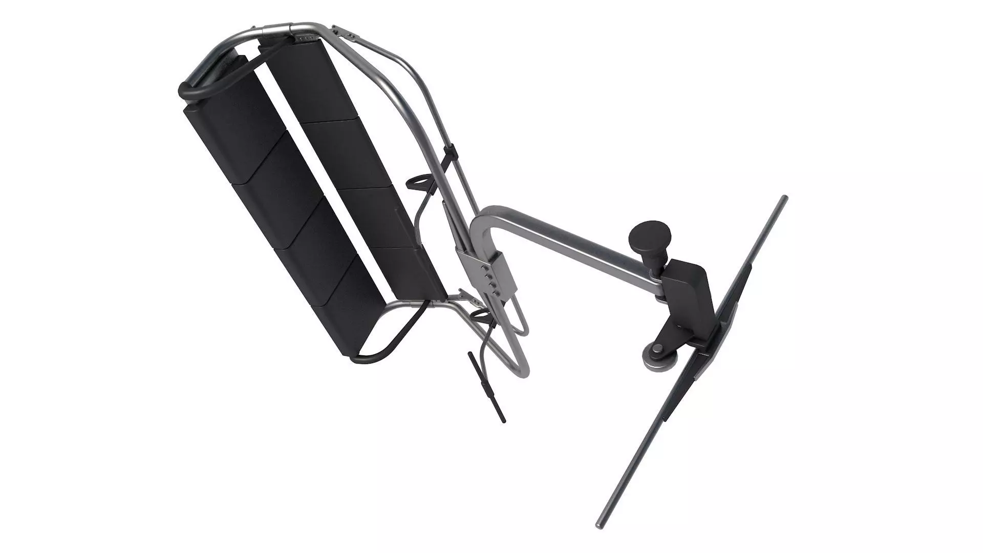 Ski lift chair 3D model_2