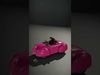 Pink Vintage Convertible model pack Low-poly 3D model_2