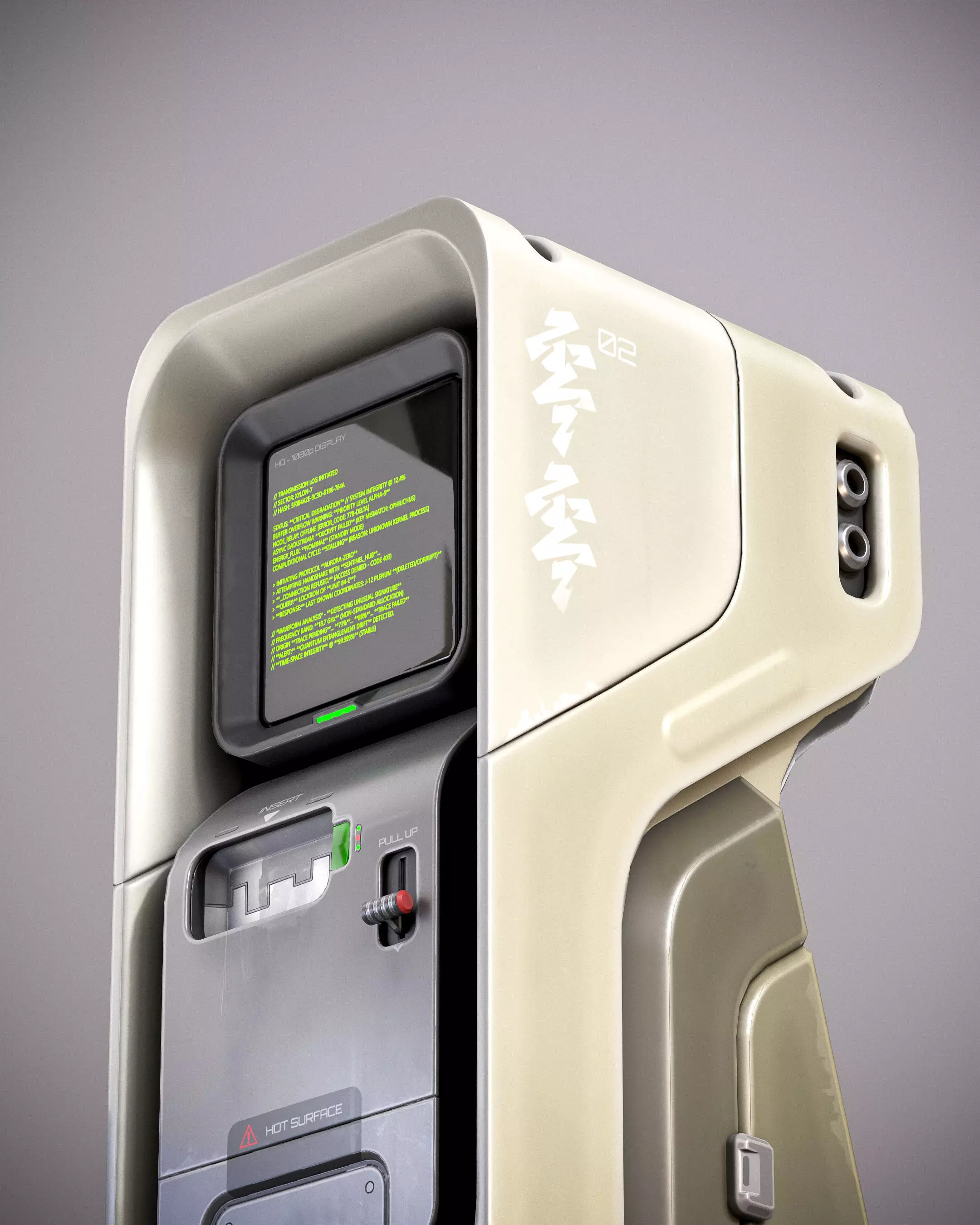 Sci-fi Console X2 PBR Low-poly 3D model_9