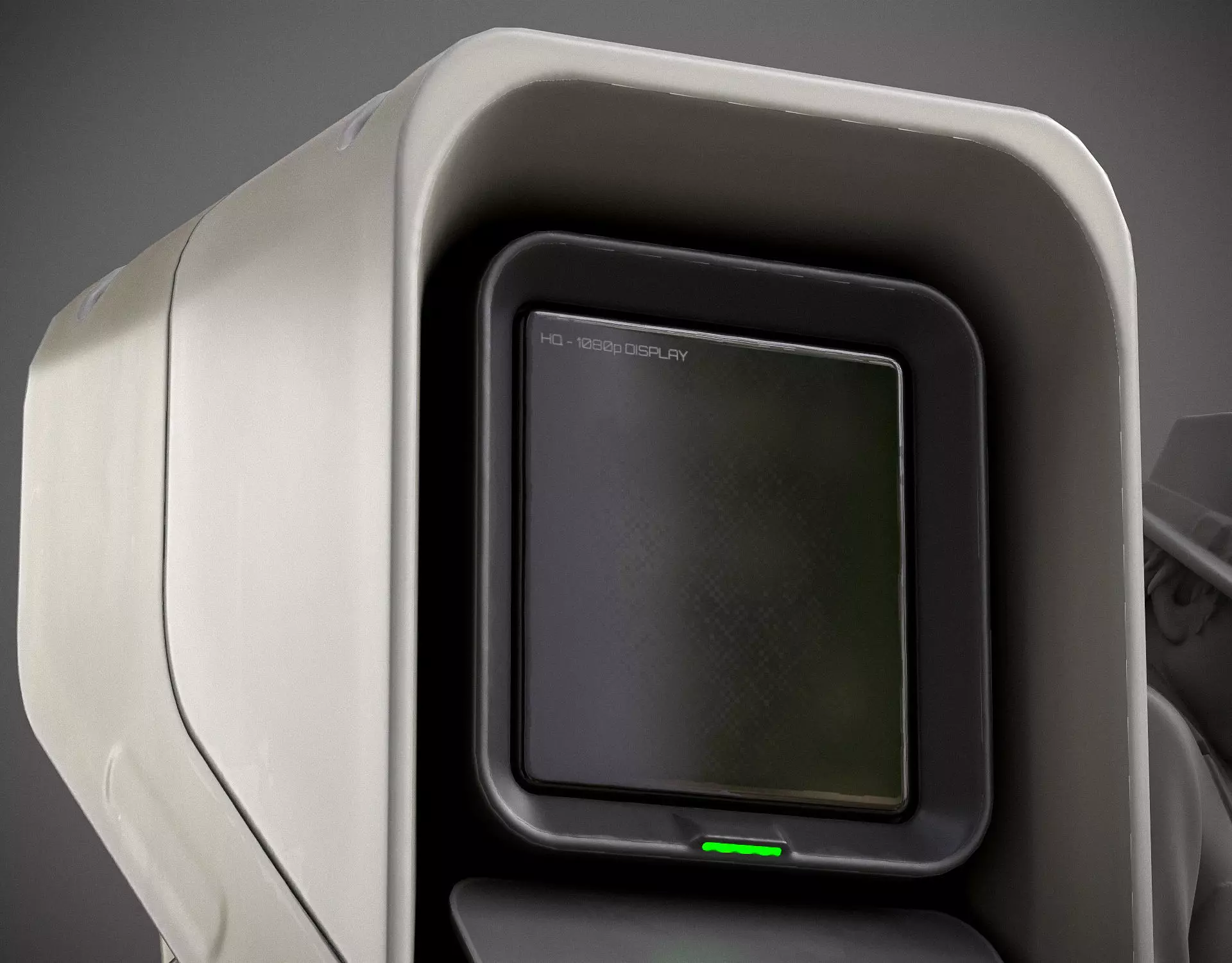 Sci-fi Console X2 PBR Low-poly 3D model_6