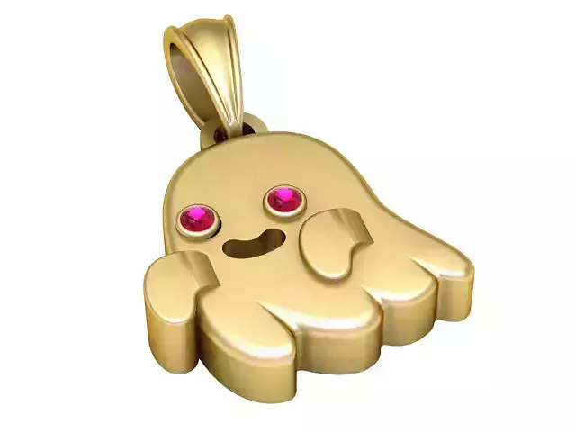 Flying Ghost Pendant 3D Printable Model