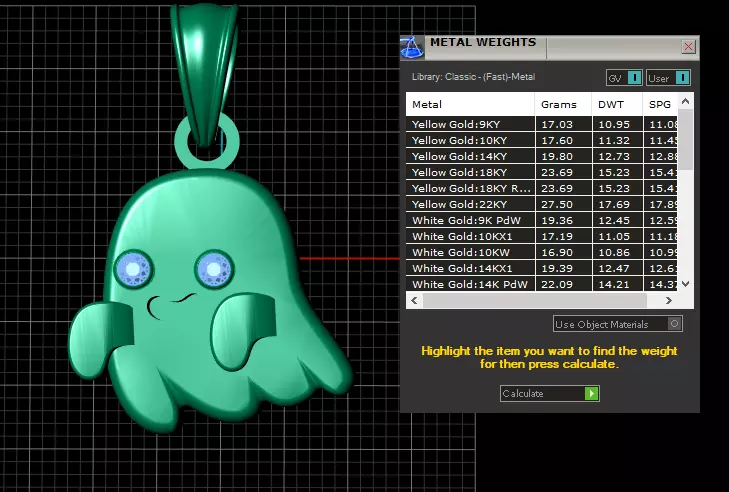 Flying Ghost Pendant 3D Printable Model 3D print model_7