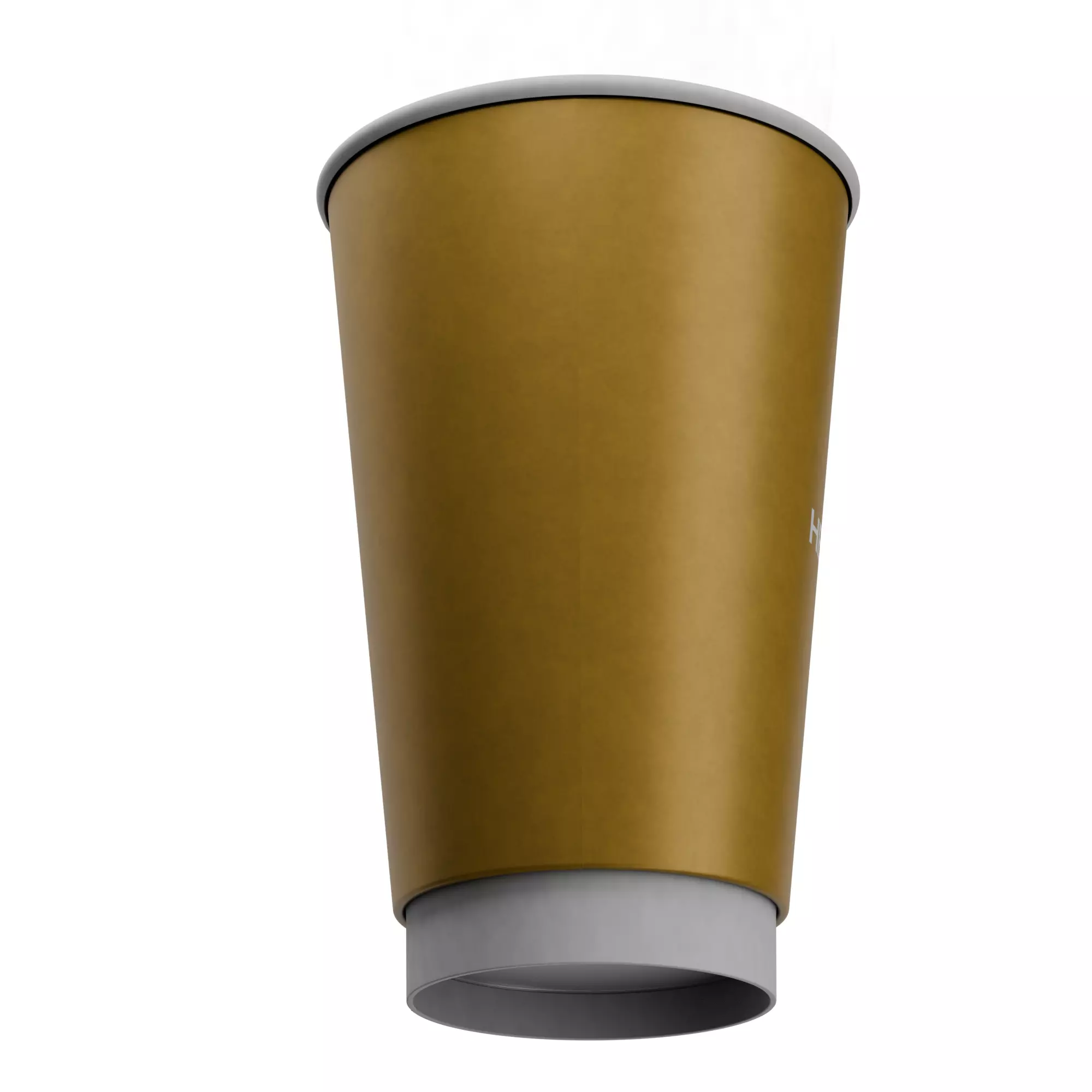 Cup To Go with Latte 3D model_16