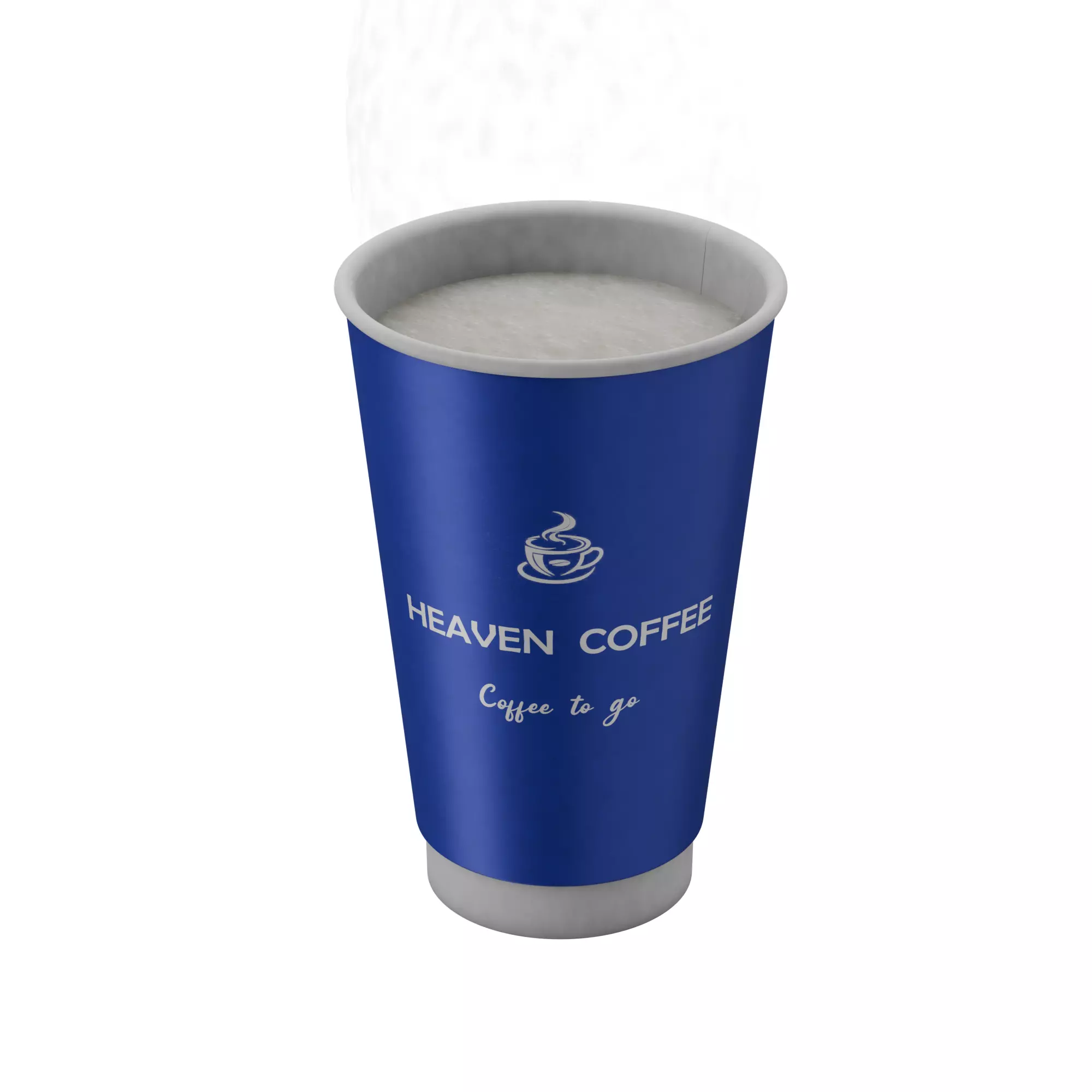 Cup To Go with Latte 3D model_12