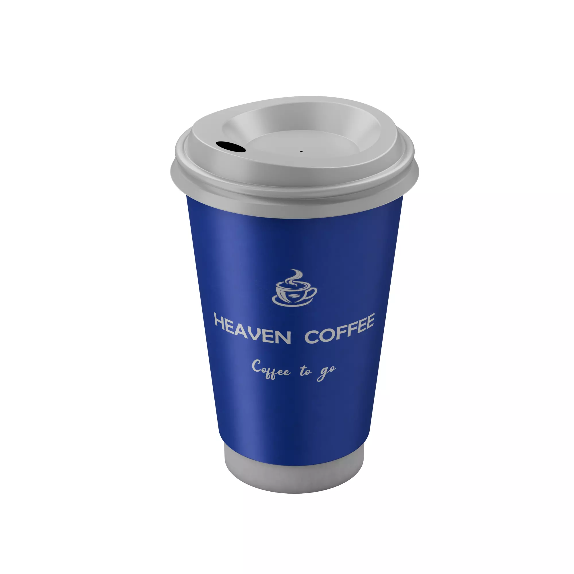 Cup To Go with Latte 3D model_7