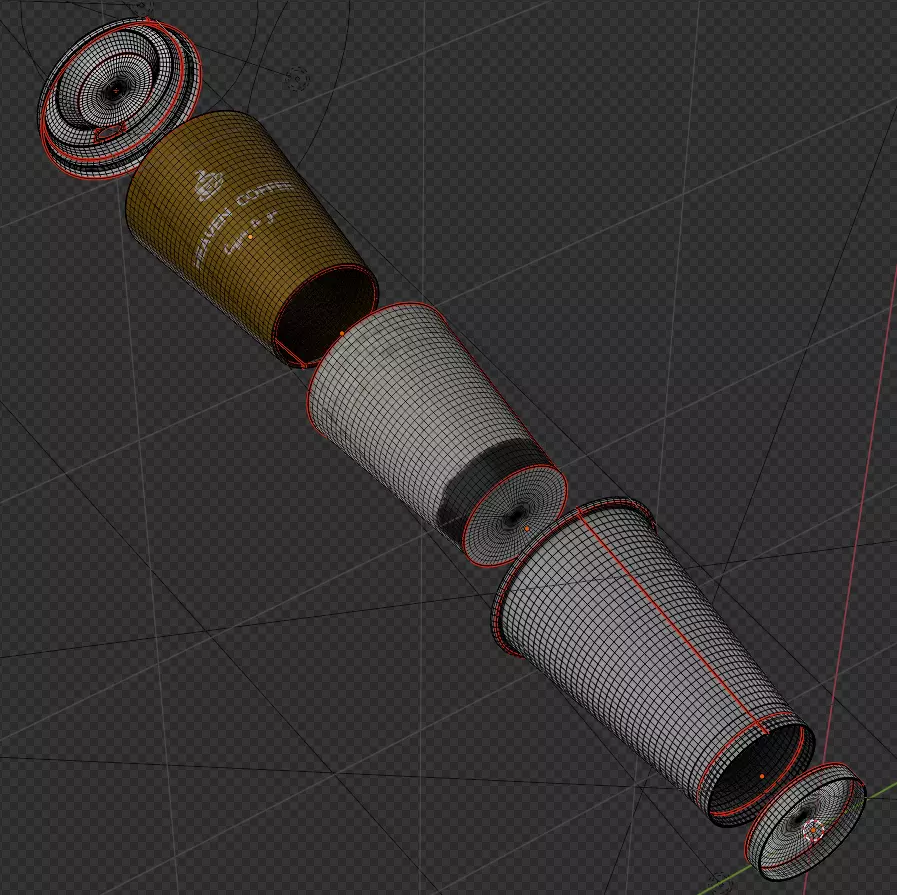 Cup To Go with Latte 3D model_37