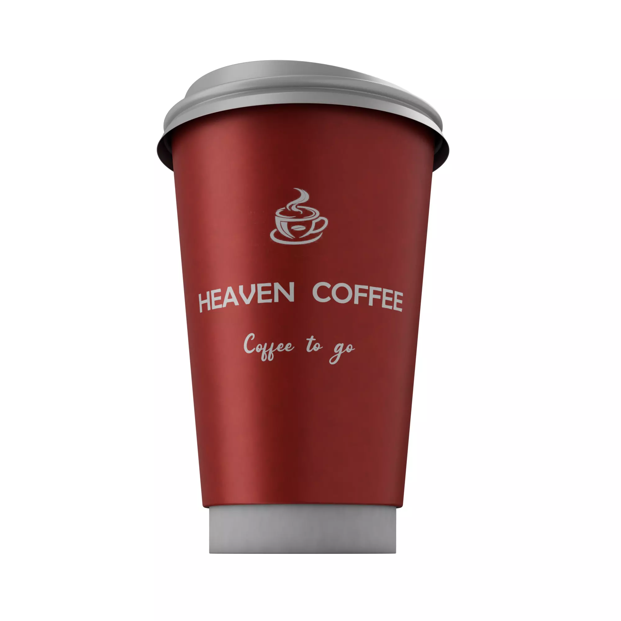 Cup To Go with Latte 3D model_26