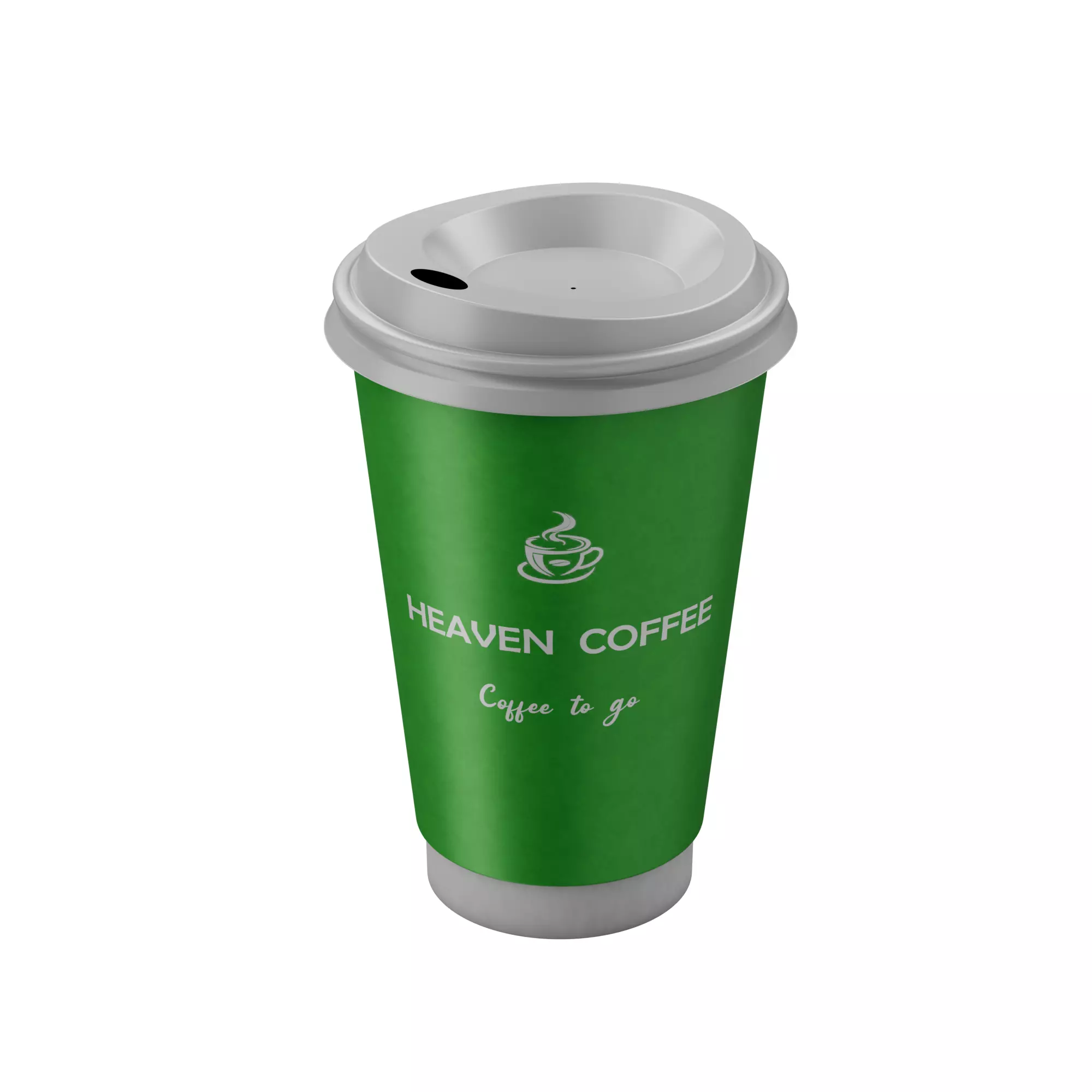 Cup To Go with Latte 3D model_6