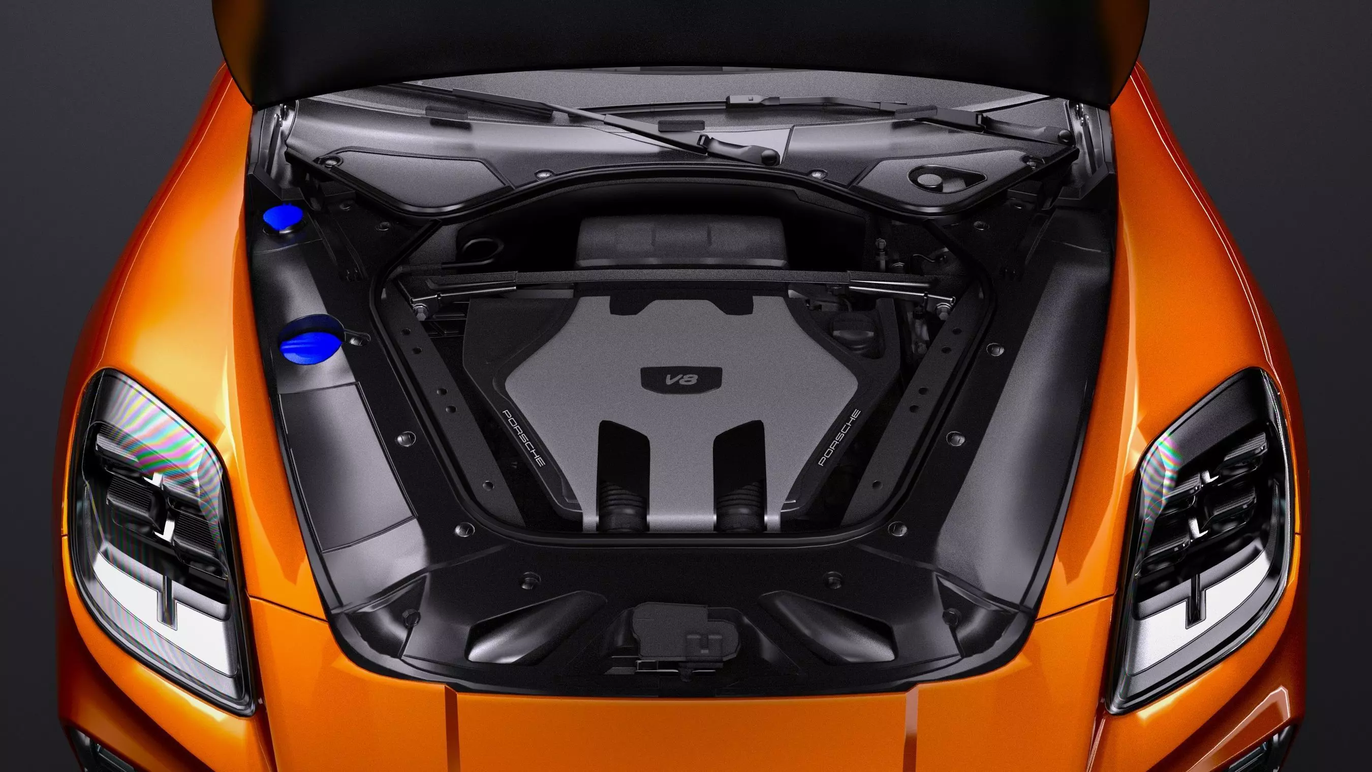 2025 Porsche Panamera Turbo E-Hybrid Low-poly 3D model_9