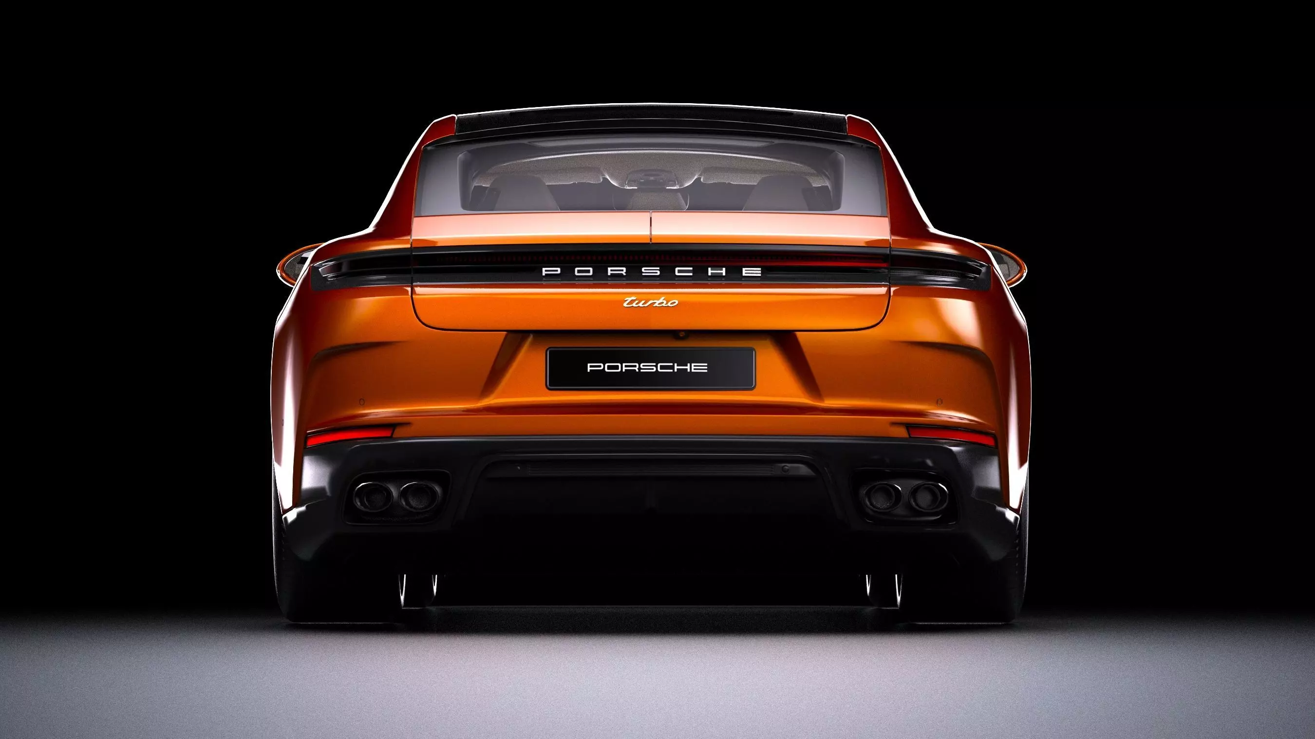 2025 Porsche Panamera Turbo E-Hybrid Low-poly 3D model_6