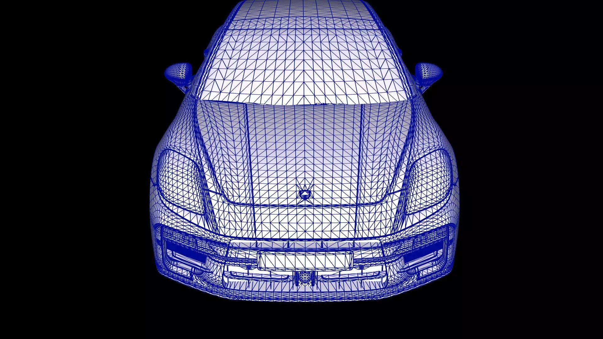 2025 Porsche Panamera Turbo E-Hybrid Low-poly 3D model_20