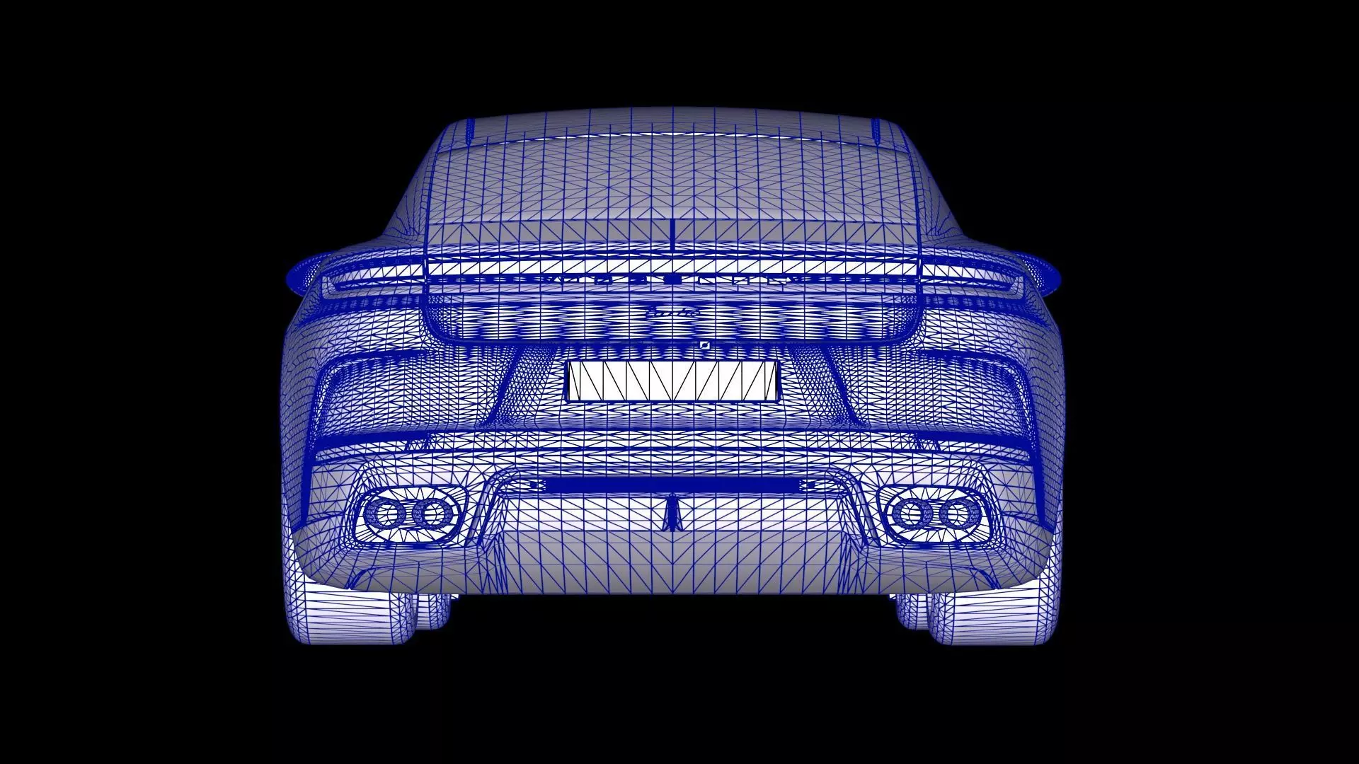 2025 Porsche Panamera Turbo E-Hybrid Low-poly 3D model_18