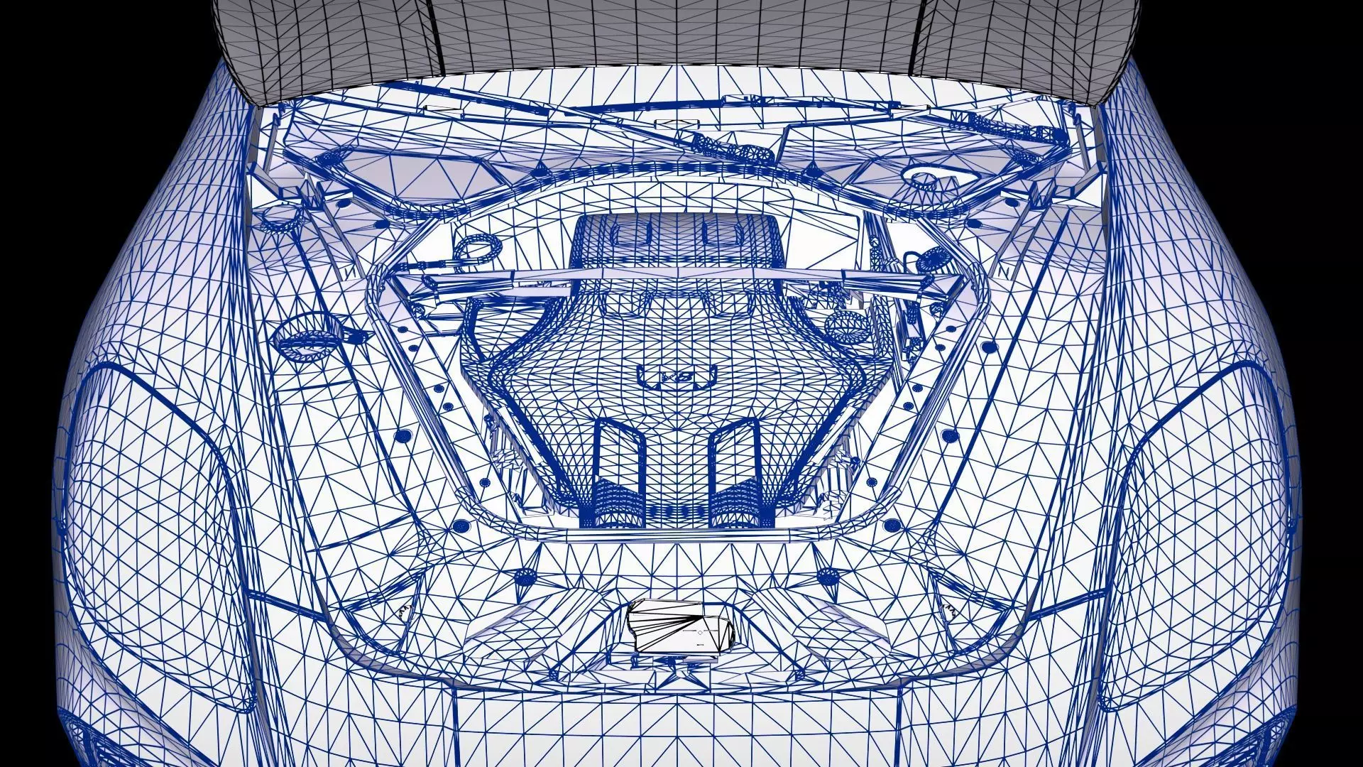 2025 Porsche Panamera Turbo E-Hybrid Low-poly 3D model_21