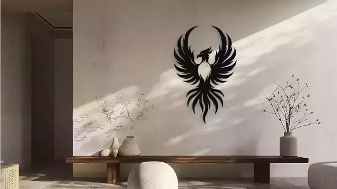 Phoenix Wall Decor Art