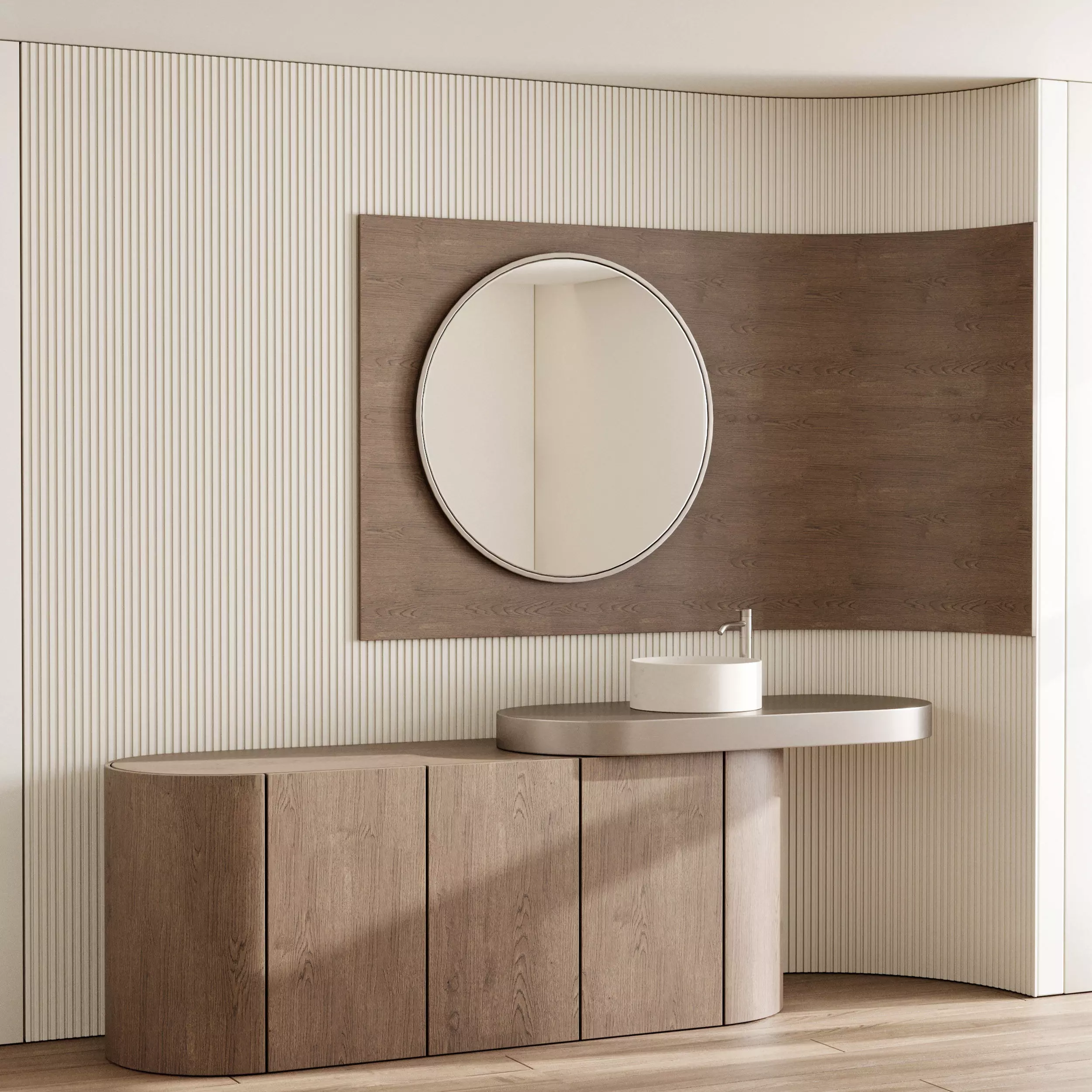 Bathroom furniture by Fauset Bathroom 181 corona 3D model