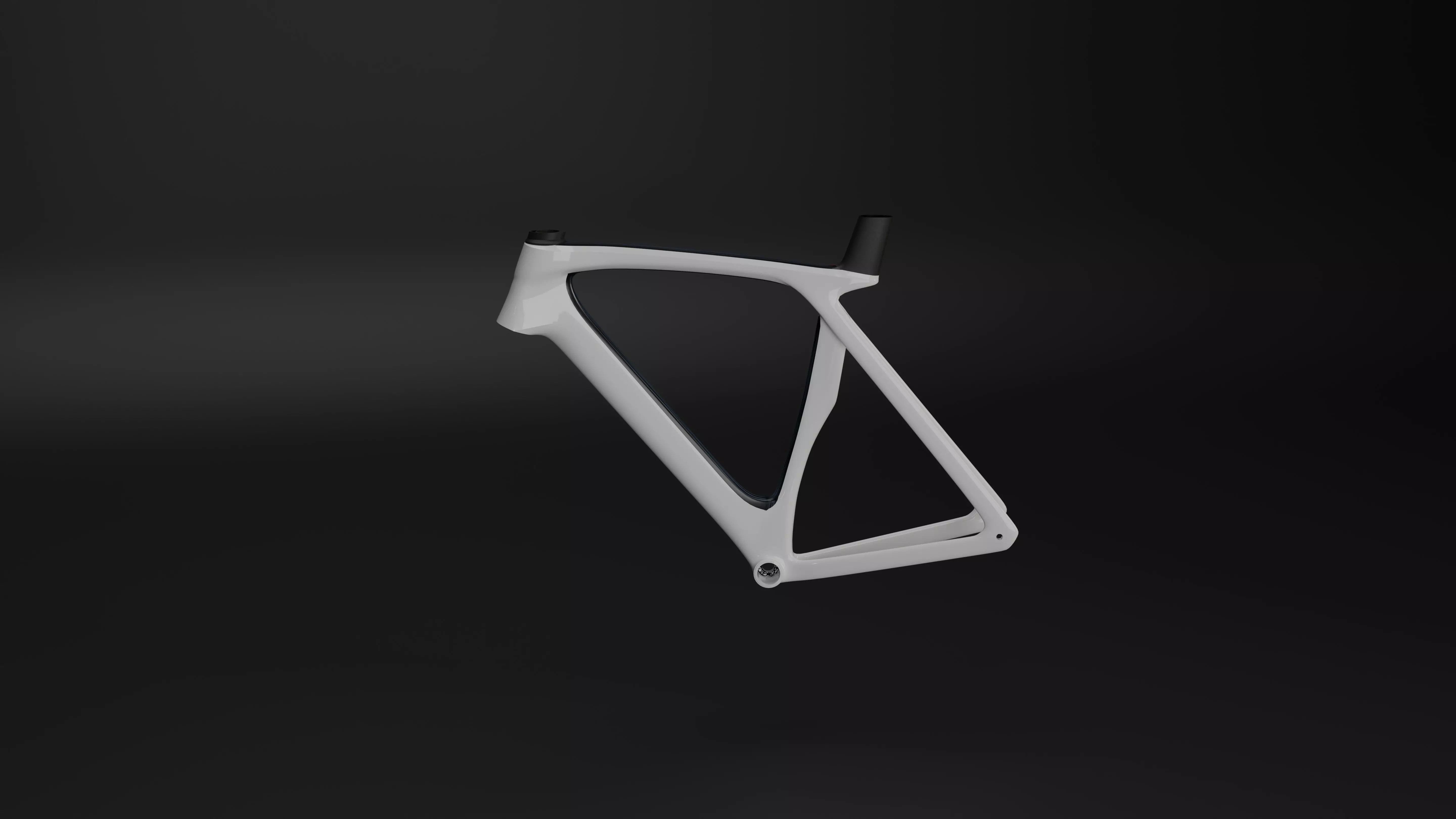 fixie road bike style Low-poly 3D model_12