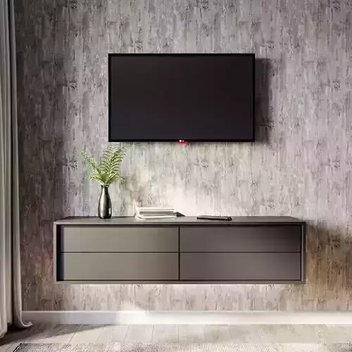 Silver Damask Arch Panel Wallpaper 