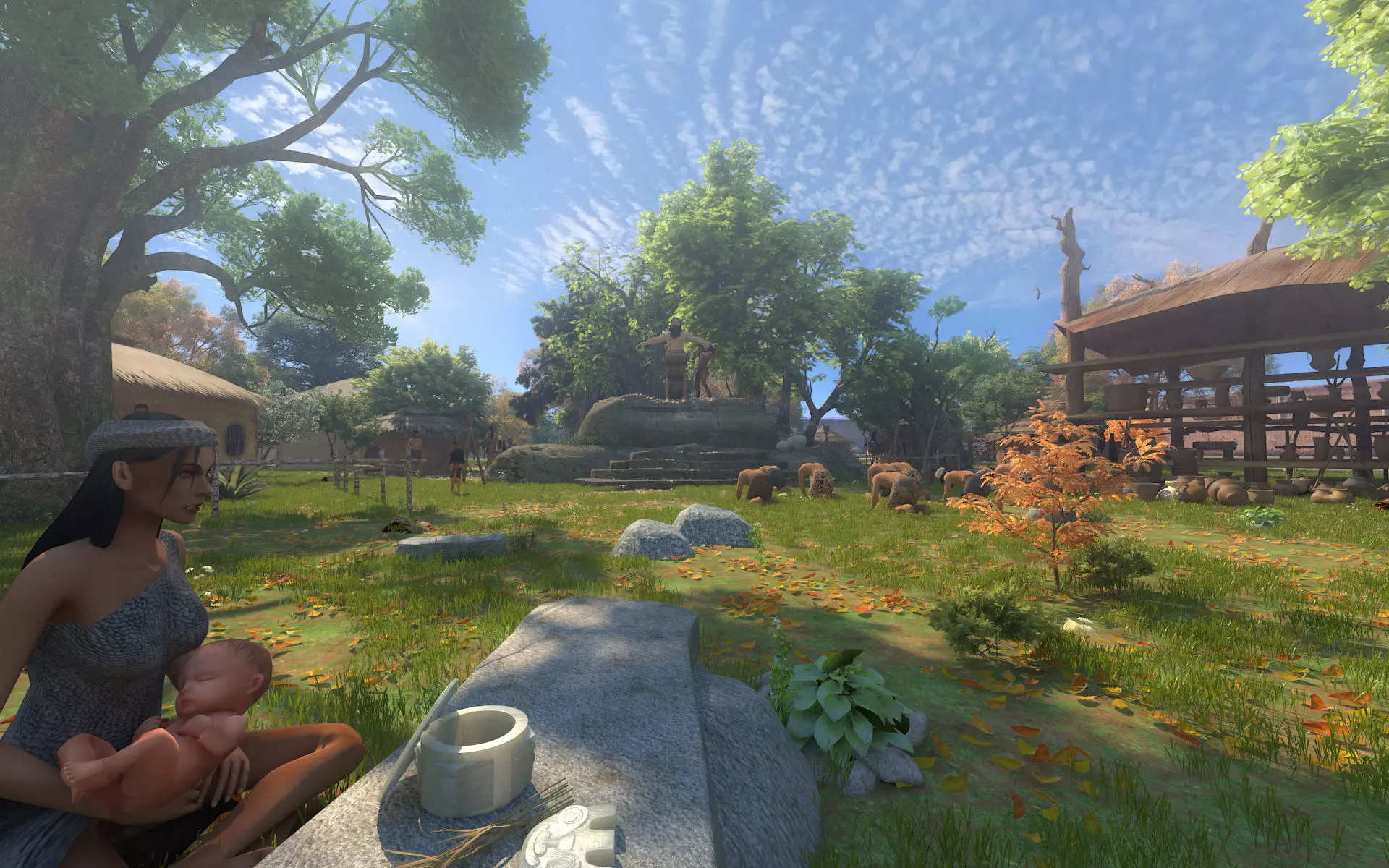 primitive society 3D model_6