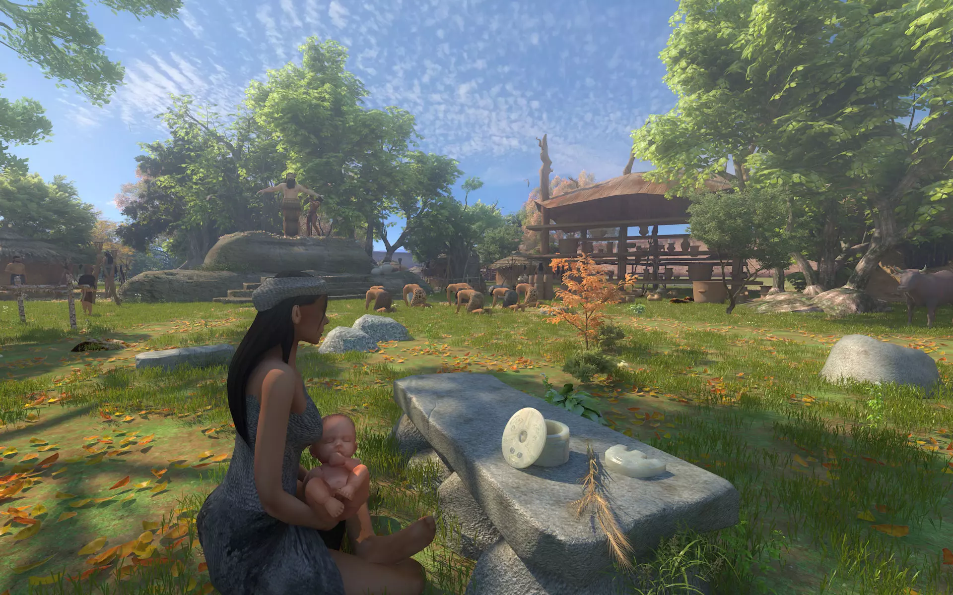 primitive society 3D model_2