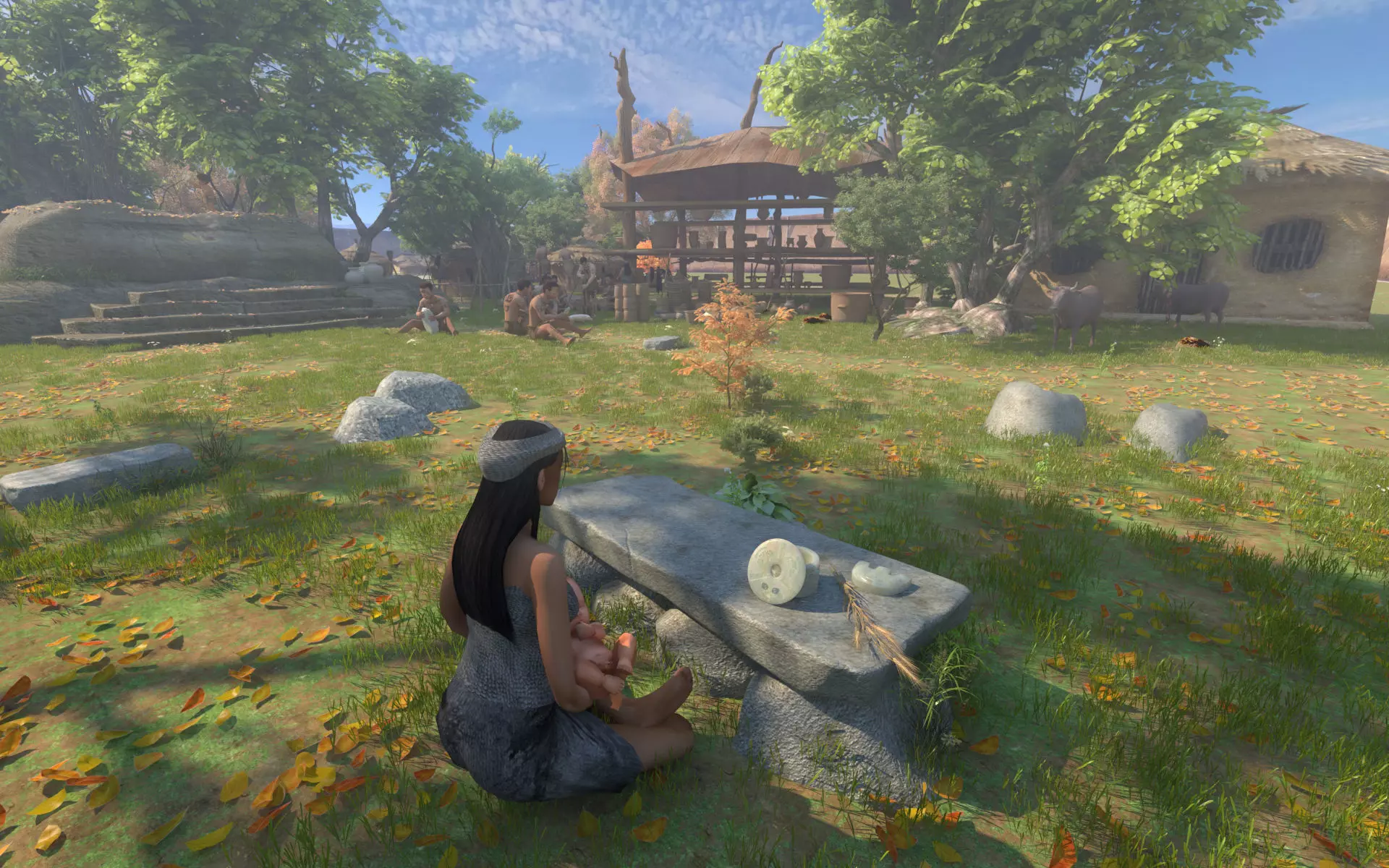 primitive society 3D model_1