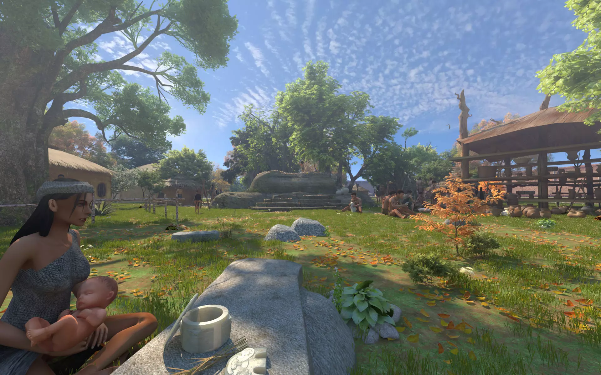 primitive society 3D model_7